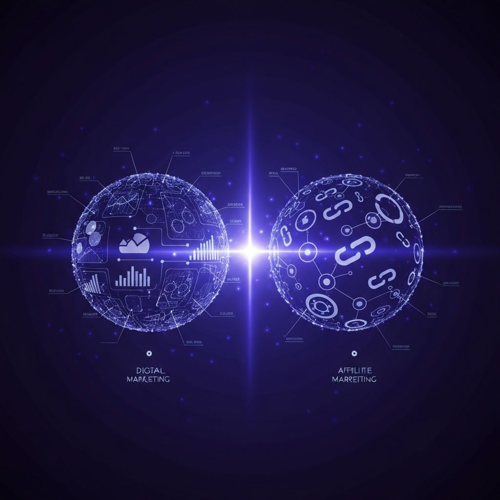 Digital Marketing vs Affiliate Marketing