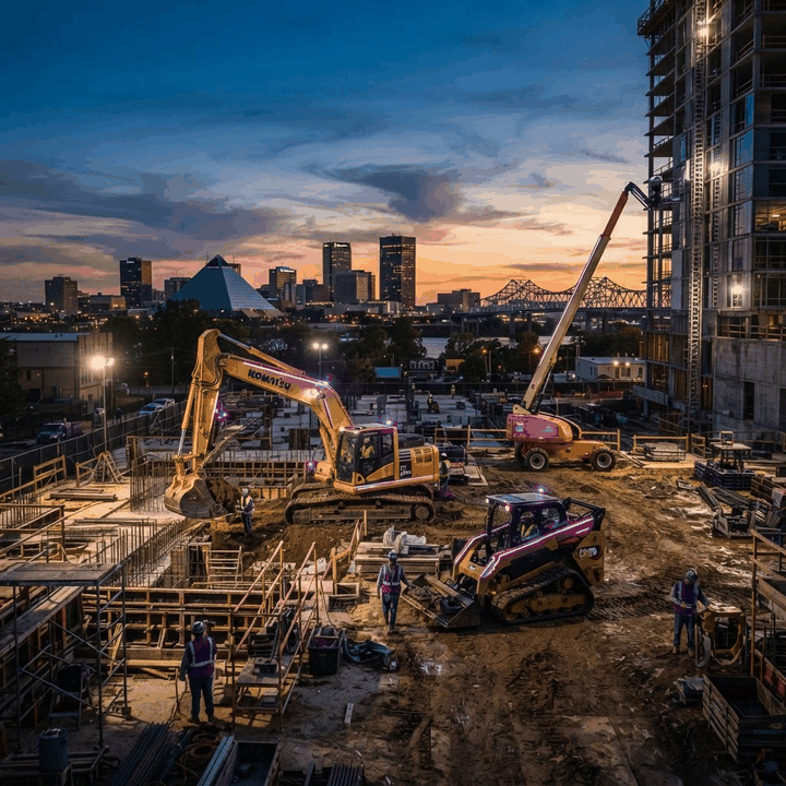 Top 10 Best Construction Equipment Rentals in Memphis
