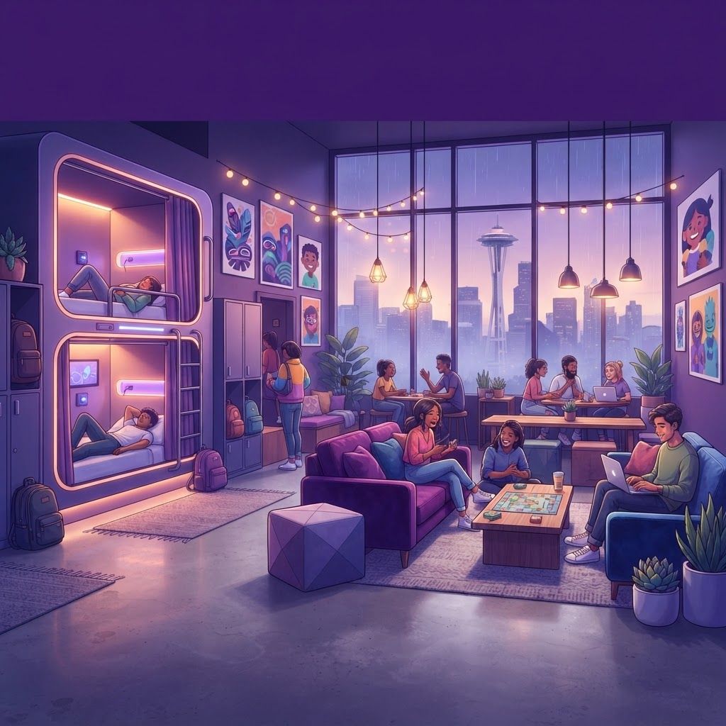 Top 10 Best Hostels in Seattle